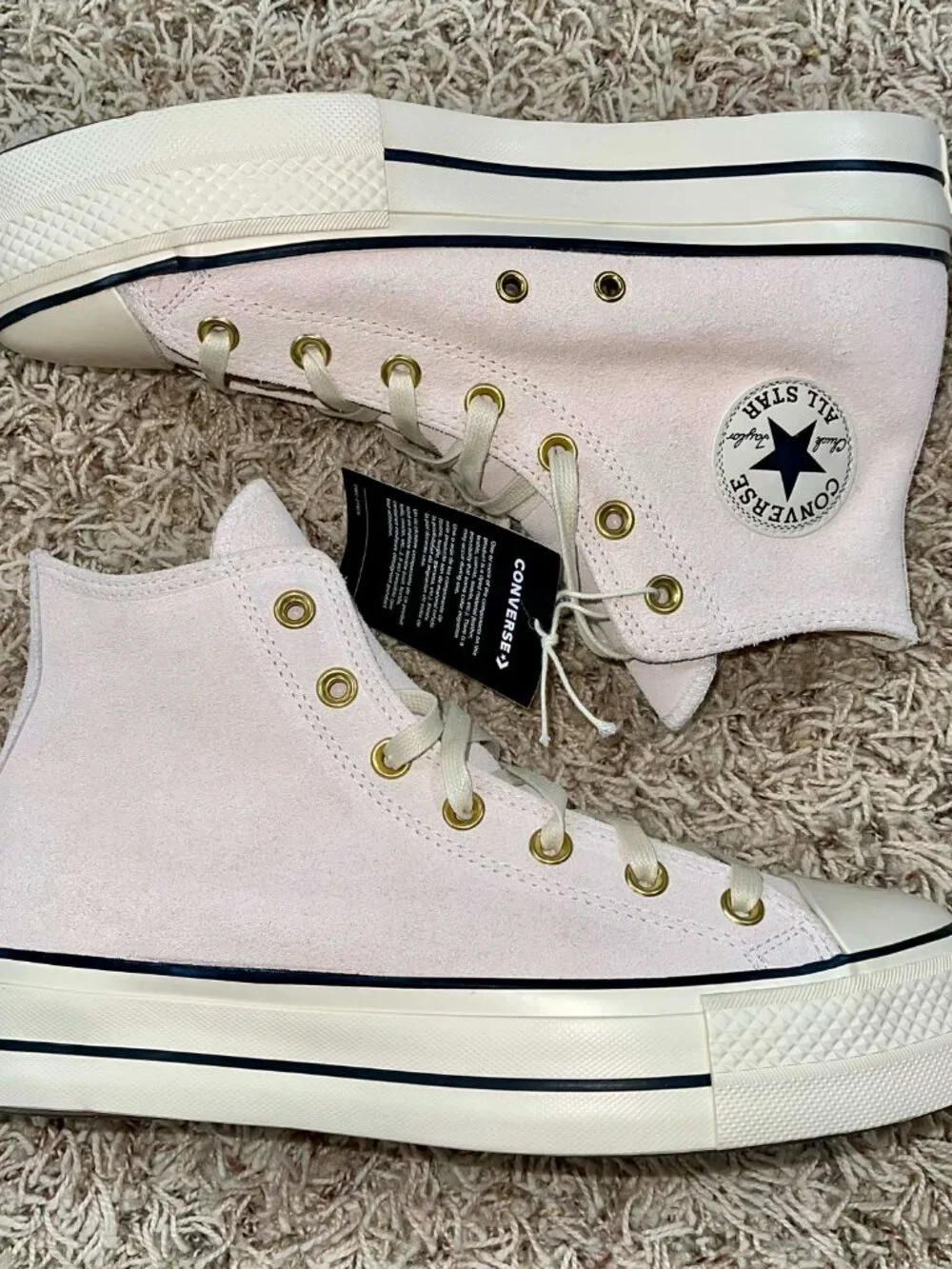 Converse Women’s Chuck Taylor All Star Lift Platform Suede Shoes A13823C Size 10